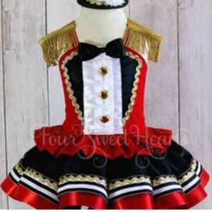 Hand Made Girls Circus Costume, Greatest Showman Costume, 5T